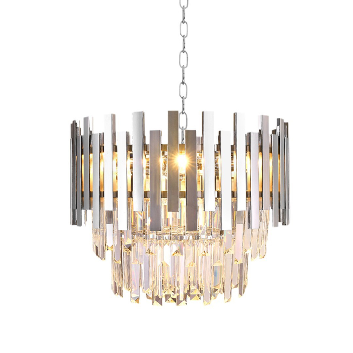 Candelabru Milagro Aspen  6xE14 40W   230V/50Hz Chrome Metal & Cristal IP20 [4]