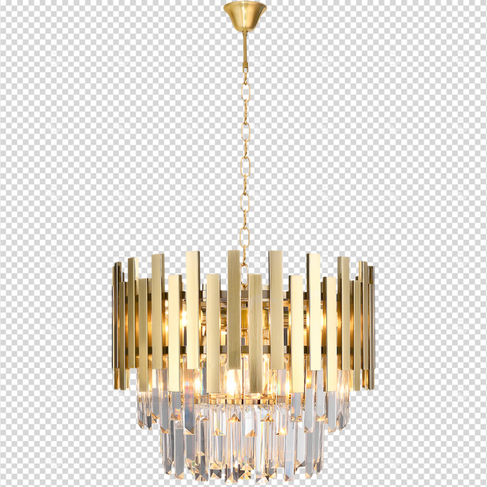 Candelabru Milagro Aspen  6xE14 40W   230V/50Hz Gold Metal & Cristal IP20 [8]