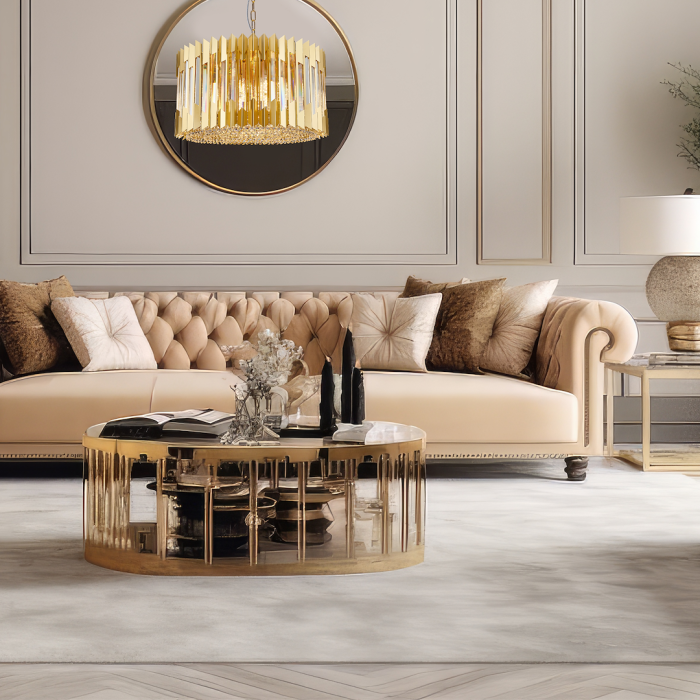 Candelabru Milagro Ritz  12xE14 max 40W   230V/50Hz Gold Metal & Cristal IP20 [4]