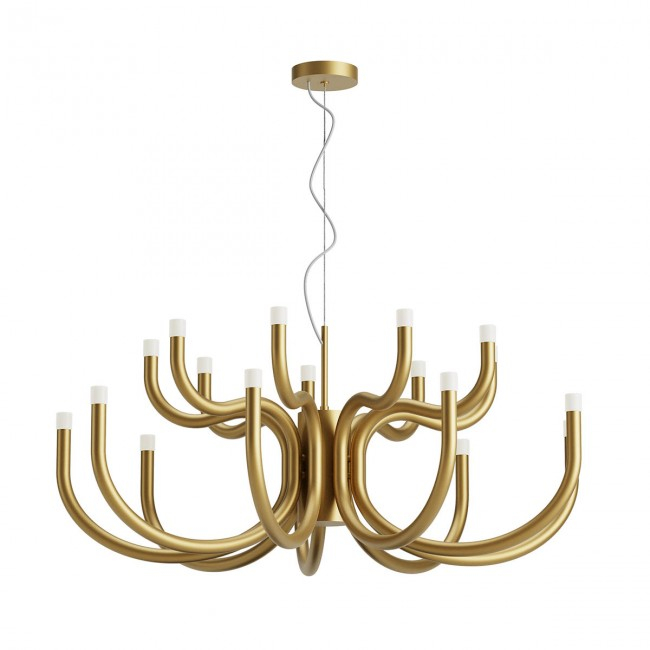 Candelabru Redo Luxor 01-3232 LED 81W 6083 lm 3000K Metal&Aluminiu Auriu Dimabil Triac IP20 [1]