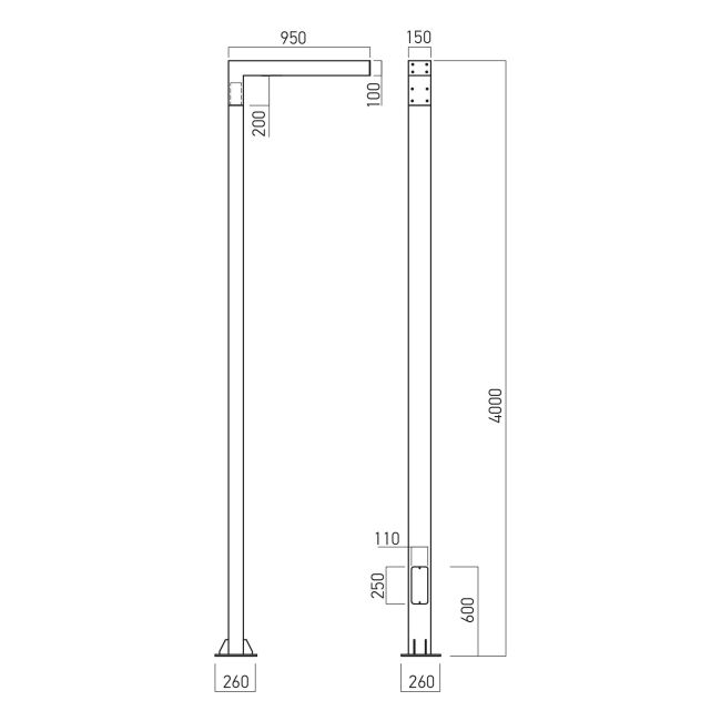 Corp de iluminat rezidențial și pentru decor urban Arelux Xtorre TOR01WW DG 40W MID POWER LED 3030 LUMILEDS 3000K 5019lm 90-305V AC Gri inchis IP65 [3]