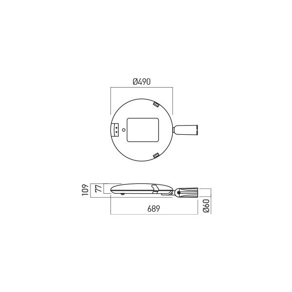 Corp de iluminat stradal sau pentru decor urban, parcuri și grădin Arelux Xplaza PLZ01T2WW DG 60W LUXEON 3030 LUMILEDS 3000K 7791lm 120-240V AC Gri inchis IP66 [2]