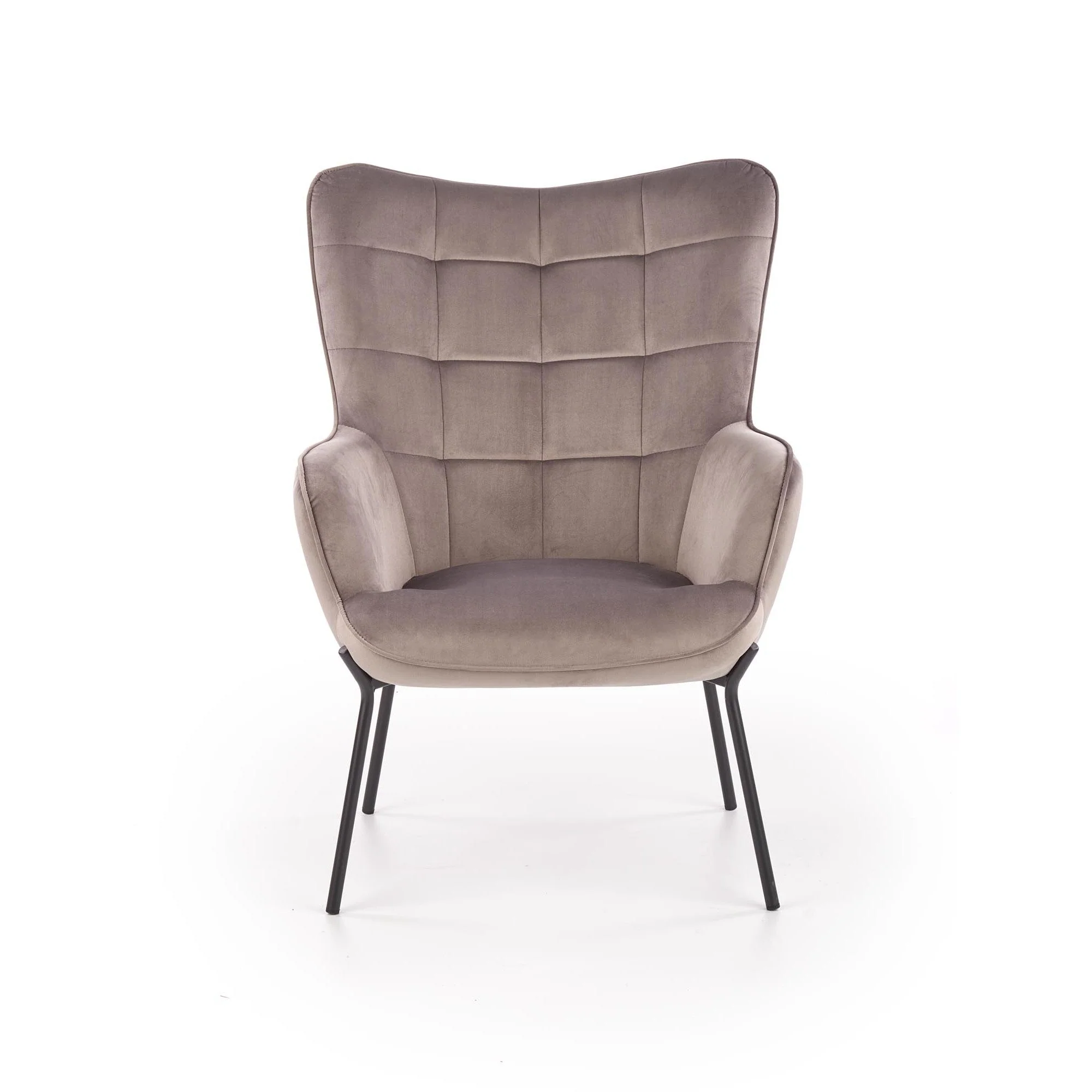 Fotoliu fix gri Castel, 71x79x97 cm [4]