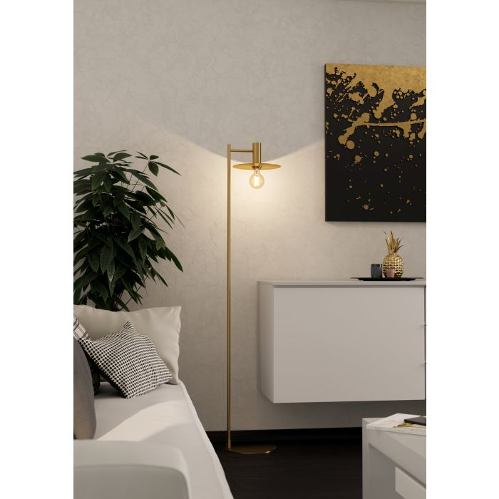Lampadar EGLO Escandell 900735 E27 1X40W 220-240V,50/60Hz L 270mm x l 250mm x H 1560mm otel alama periata  IP20 [5]