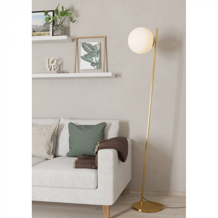 Lampadar EGLO RONDO 4 900869, E27, 1X40W, Oțel, Alamă matisată IP20 [2]