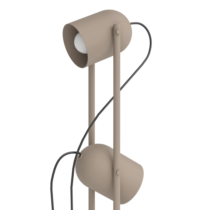 Lampadar EGLO Tilston 44166 E14 2X8W 220-240V,50/60Hz L 125mm x l 130mm x H 1425mm otel sandy  IP20 [3]