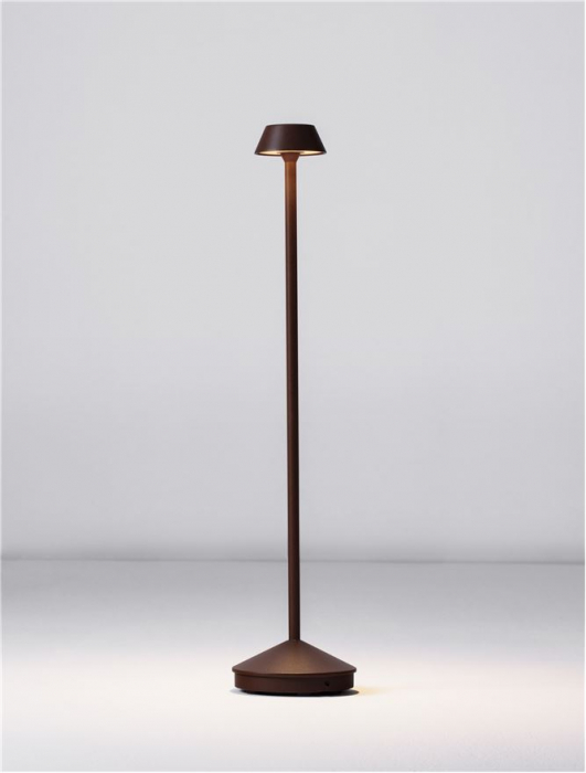 Lampadar exterior Nova Luce ARION 9030559 LED 4W 3000K 193lm Rust Die-Casting Aluminium & Polycarbonate Frost   IP65 [7]