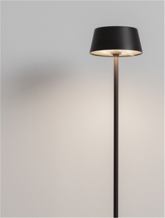 Lampadar exterior Nova Luce PERSEA 9030625 LED 1.60W 3000K 181lm Sandy Black Die-Casting Aluminium & Polycarbonate Frost   IP54 [9]