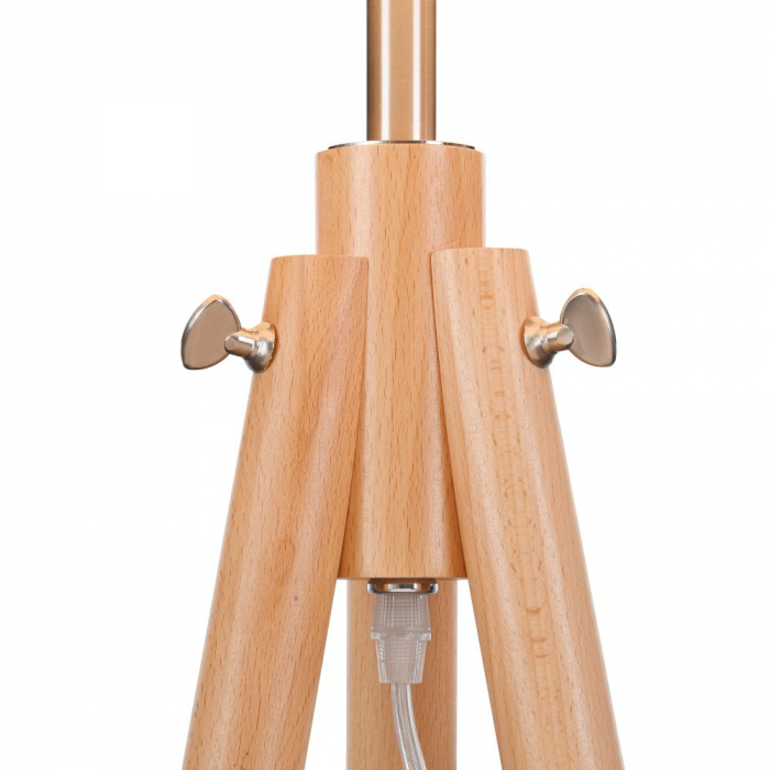 Lampadar Maytoni Calvin Z177-FL-01-BR E27 1x60W -  Metal/Wood Beige IP20 [3]