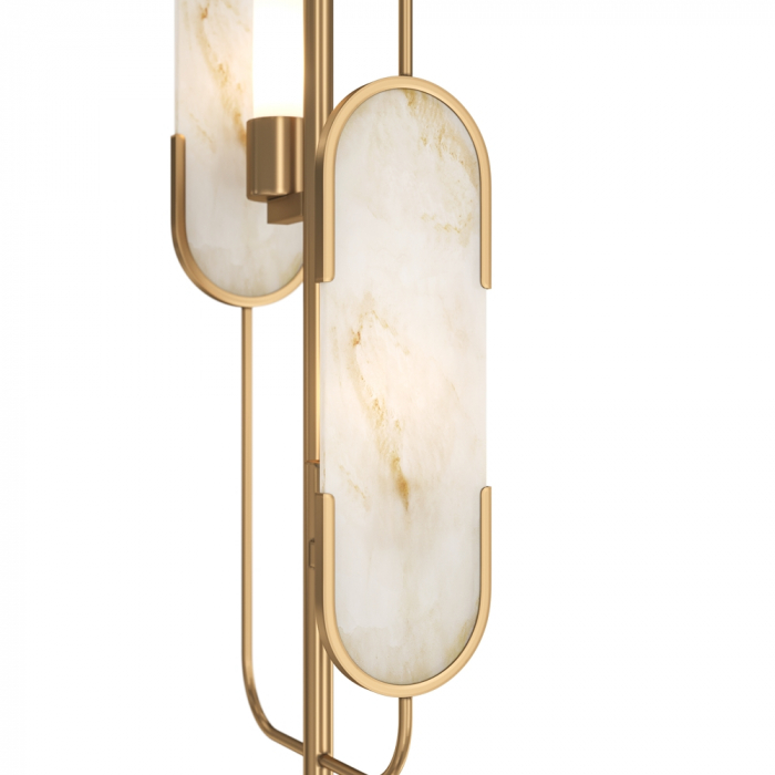 Lampadar Maytoni Marmo MOD099FL-02G G9 2x40W -  Metal/Marble Gold IP20 [2]