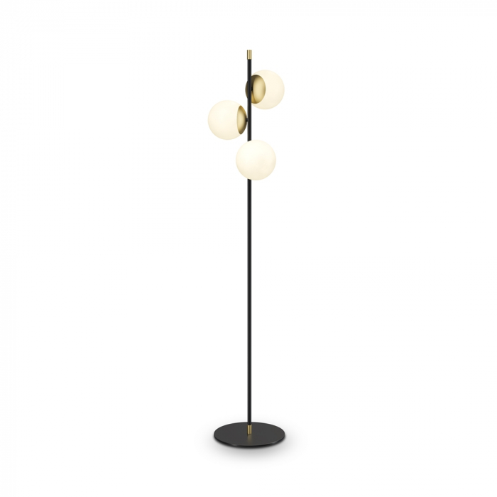 Lampadar Maytoni Nostalgia MOD048FL-03G E14 1x40W -  Metal Black/Gold IP20 [5]