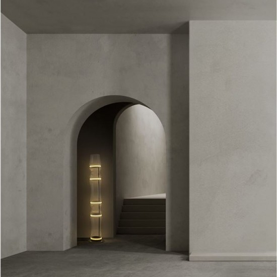 Lampadar Nova Luce Anapnoe, negru, touchless, LED, 46W, 965 lumeni, alb cald 3000K, H.157 cm, 9695283 [2]