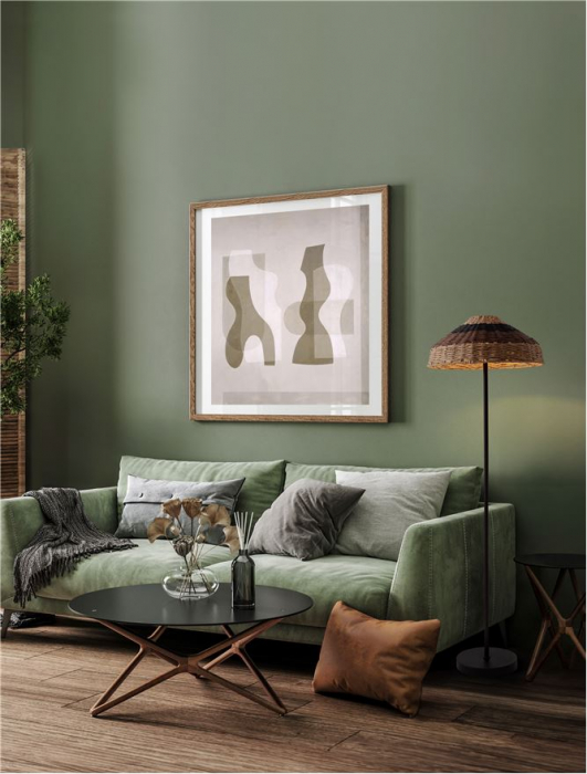 Lampadar Nova Luce CARO 9586529 E27 1x12W    Natural Rattan Black BroW n Black Fabric W ire & Base Cable  IP20 [2]