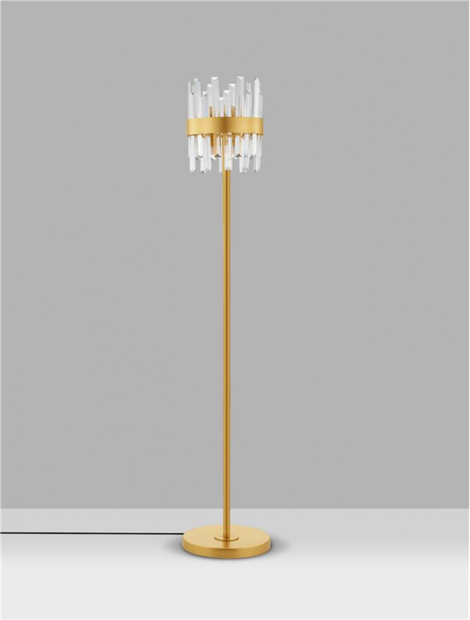 Lampadar Nova Luce Crown, alama, cristal, 10xG9, H.150 cm, 9695123 [4]