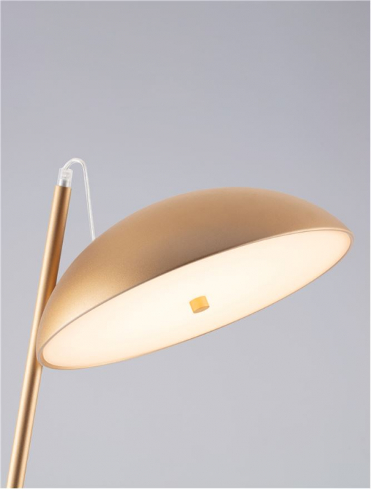 Lampadar Nova Luce FLUTE 9006099 LED 30W 3000K 1958lm Sandy Gold Aluminium  Dimmable IP20 [6]