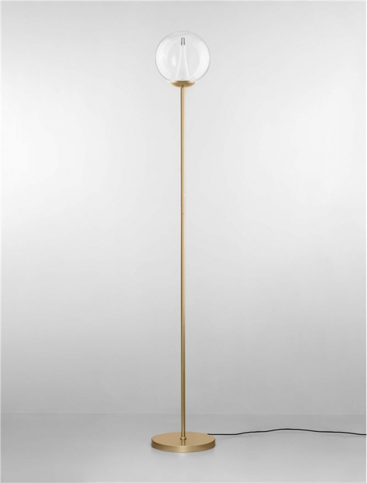 Lampadar Nova Luce GI 9416943 Triac Dimmable Sandy Gold Metal & Clear Glass LED 7W 506lm 3000K IP20 [2]