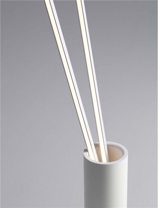 Lampadar Nova Luce KIMOLIA 9088144 Matt White Aluminium LED 49W 3492lm 3000K IP20 [2]