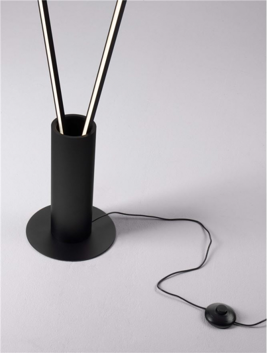 Lampadar Nova Luce KIMOLIA 9088145 Matt Black Aluminium LED 49W 3492lm 3000K IP20 [5]