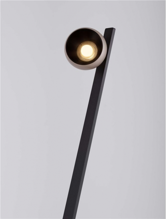Lampadar Nova Luce LUSA 9088124 Touch Dimmable Champaign Gold Aluminium & Black Base LED 6W 779lm 3000K IP20 [5]