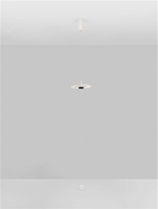 Lampadar Nova Luce OLEA 9580695 Triac Dimmable Sandy White Aluminium LED 16W 540lm 3000K IP20 [3]