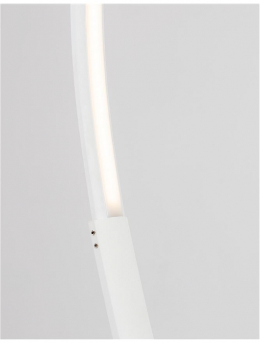 Lampadar Nova Luce PREMIUM LED 30W 1580lm 3000K Sandy White Aluminium& Acrylic IP20 [4]