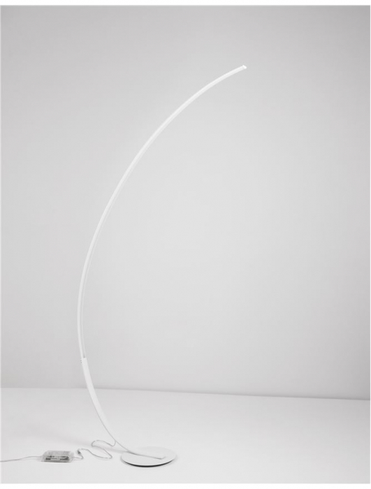 Lampadar Nova Luce PREMIUM LED 30W 1580lm 3000K Sandy White Aluminium& Acrylic IP20 [2]