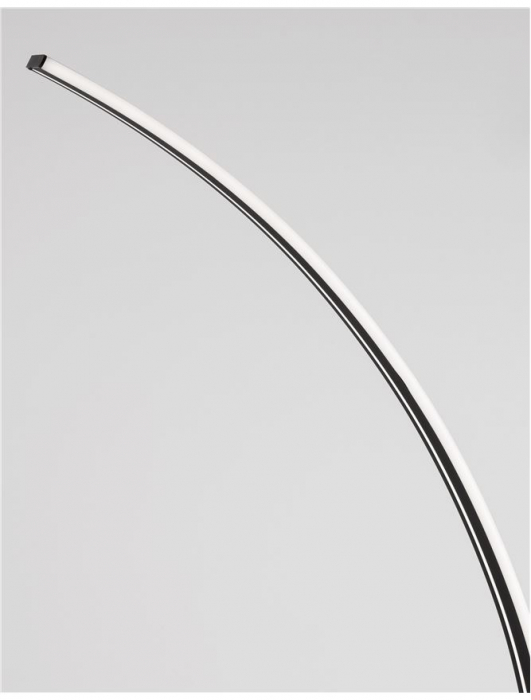 Lampadar Nova Luce PREMIUM LED 40W 2120lm 3000K Sandy Black Aluminium& Acrylic IP20 [5]
