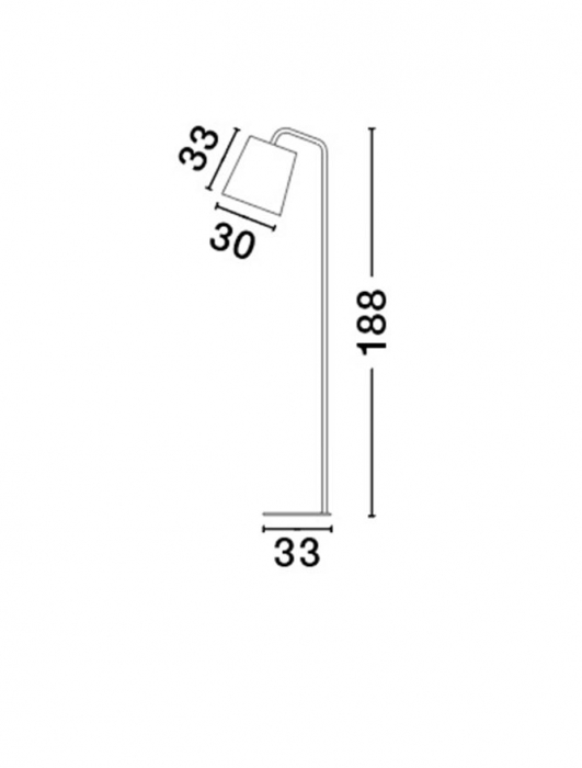 Lampadar Nova Luce STABILE E27 1x12W   Matt Black Metal Outside Matt White Inside Black Fabric Wire  IP20 [2]