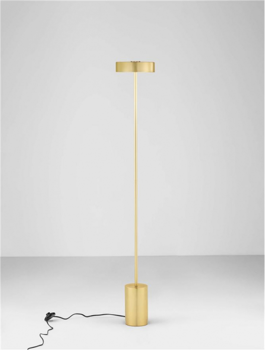 Lampadar Nova Luce THEA 9695291 Brass Gold Metal LED 17W 929lm 3000K IP20 [4]