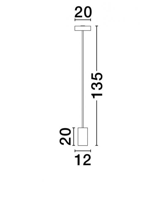 Lampadar Nova Luce THEA 9695291 Brass Gold Metal LED 17W 929lm 3000K IP20 [8]
