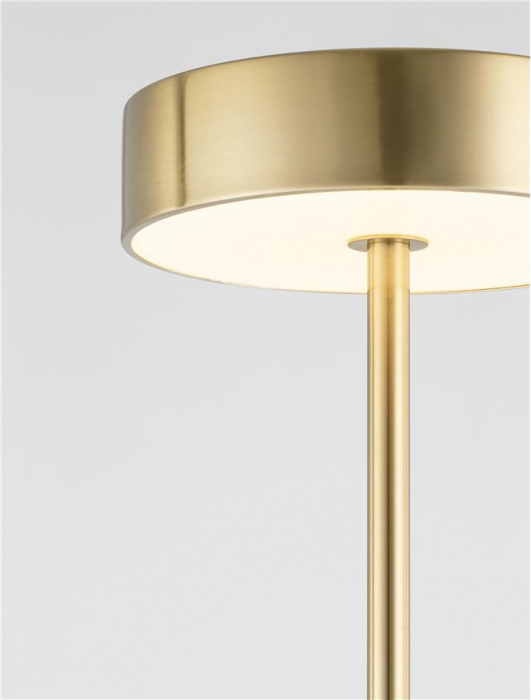 Lampadar Nova Luce THEA 9695291 Brass Gold Metal LED 17W 929lm 3000K IP20 [7]