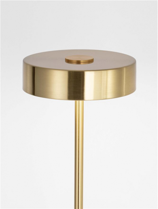 Lampadar Nova Luce THEA 9695291 Brass Gold Metal LED 17W 929lm 3000K IP20 [6]
