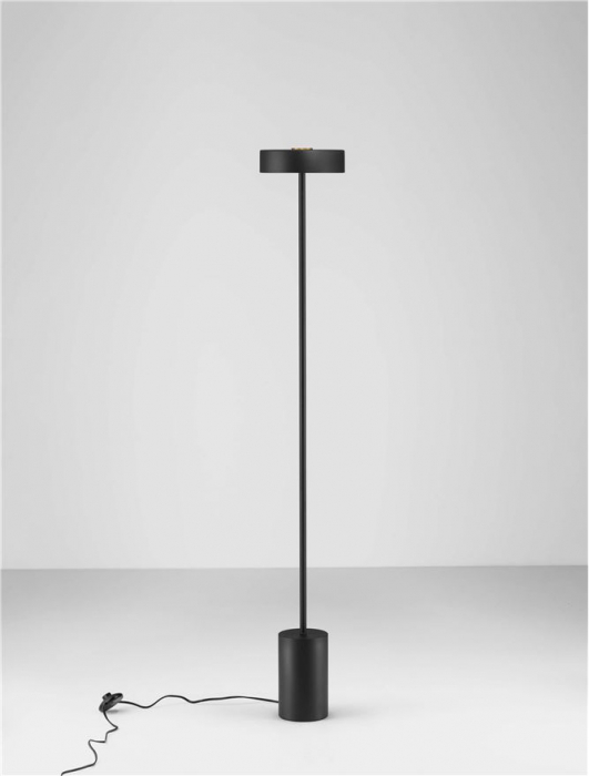 Lampadar Nova Luce THEA 9695292 Sandy Black Metal & Gold Top LED 17W 929lm 3000K IP20 [3]