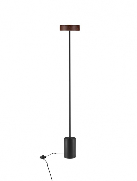 Lampadar Nova Luce THEA 9695294 Sandy Black & Wood Metal & Gold LED 17W 929lm 3000K IP20 [1]