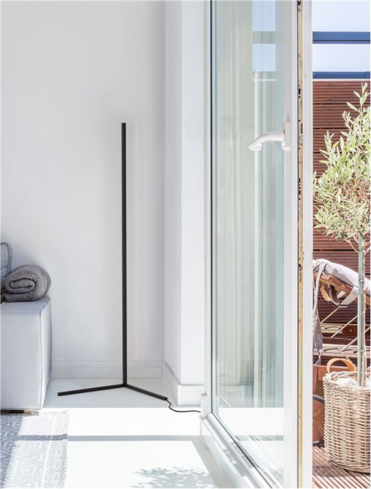Lampadar Nova Luce V-LINE LED 18W 1700lm 3000K Sandy Black Aluminium& Acrylic IP20 [9]