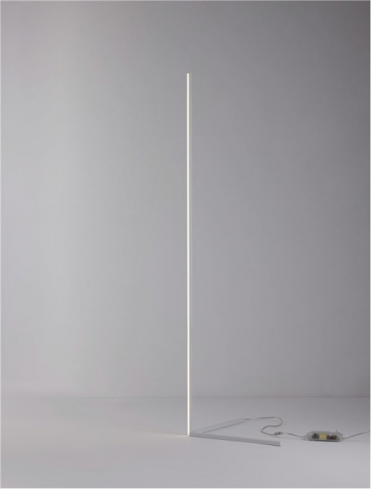 Lampadar Nova Luce V-LINE LED 18W 1700lm 3000K Sandy White Aluminium& Acrylic IP20 [3]