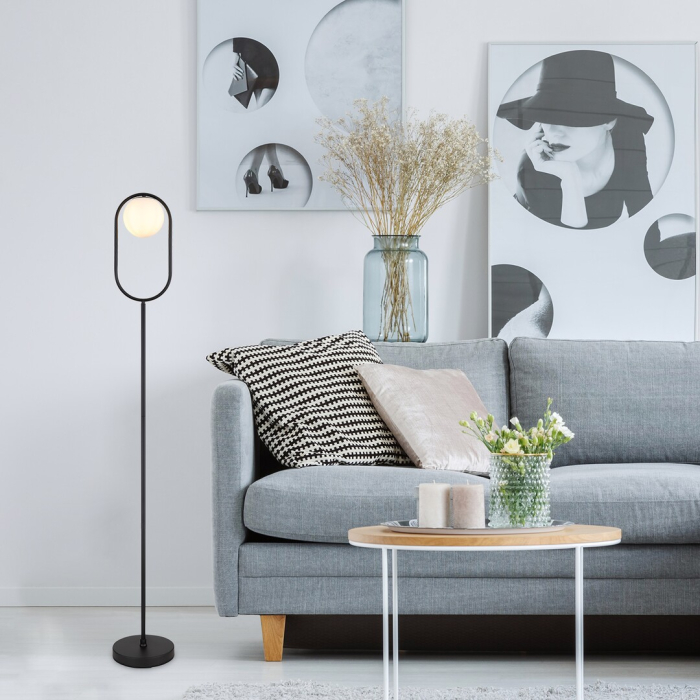 Lampadar Rabalux Ghita E27 E27 1x MAX 20W metal black stil modern, IP20 74029 [7]