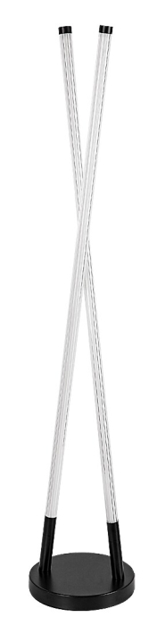 Lampadar Rabalux Nivaro LED 28W 3050lm 3000K metal acril negru alb IP20 [2]