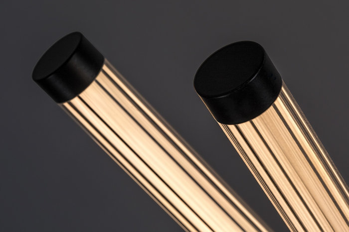 Lampadar Rabalux Nivaro LED 28W 3050lm 3000K metal acril negru alb IP20 [6]