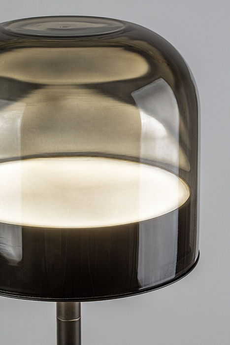 Lampadar Rabalux Xelira LED 13W 680lm 3000, 4000, 6000K metal sticlă negru afumat IP20 [3]