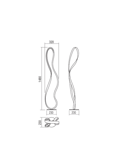 Lampadar REDO Nubo 01-1532 1x35W 4000K 2197 Nedimabila IP20 White [2]