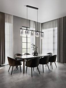 Lustra AELIA Nova Luce 9009142 LED 19 W, 2253 lm, 3000K IP20 Black Smokey Gray [5]