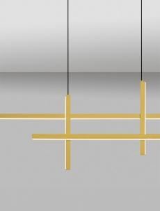 Lustra Nova Luce ANTAMA 9001111 Triac Dimmable Sandy Black & Gold Steel & Aluminium LED 43W 1478lm 3200K IP20 [4]