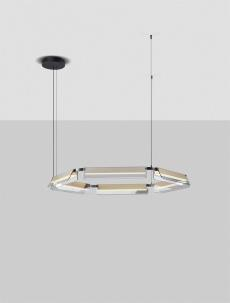 Lustra APNEA Nova Luce 9009131 LED 61 W, 6646 lm, 3000K IP20 Sandy Black Gold [2]