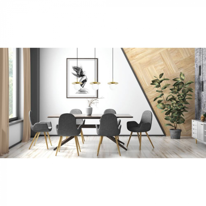 Lustra EGLO ARENALES 39953, E27 3X40W, Alama periata, Alb [3]