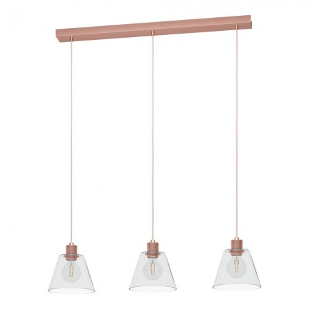 Lustra Eglo Copley, rose gold, 3xE27, L.90 cm, 43632 [1]