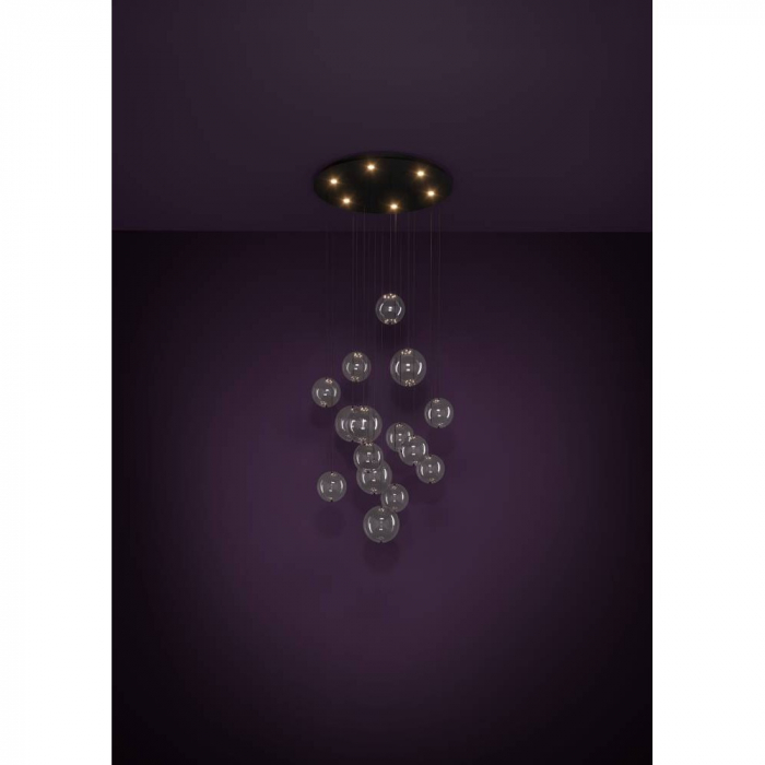 Candelabru EGLO ESPARDELLO 390333, 6X5,4W, 3000K, Oțel, Negru [2]
