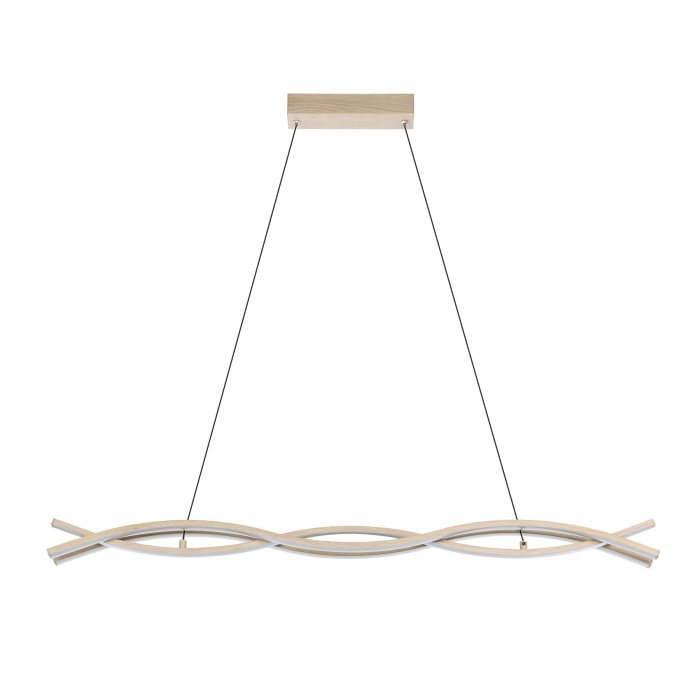 Lustra EGLO Lasana 4 901106 LED 35W 3000K 5300lm 220-240V,50/60Hz L 900mm x l 60mm x H 1200mm aluminiu/otel maro deschis plastic alb IP20 [4]