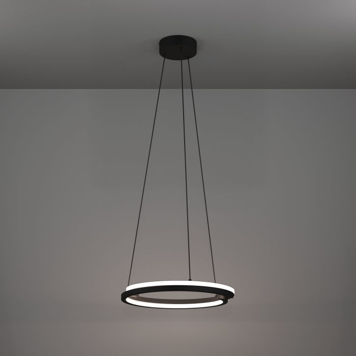 Lustra EGLO Mezzomonte 901822 LED 2X20W 2700-6500K 3200lm 220-240V,50/60Hz H 1100mm x Ø480mm aluminiu/otel negru plastic alb IP20 [6]