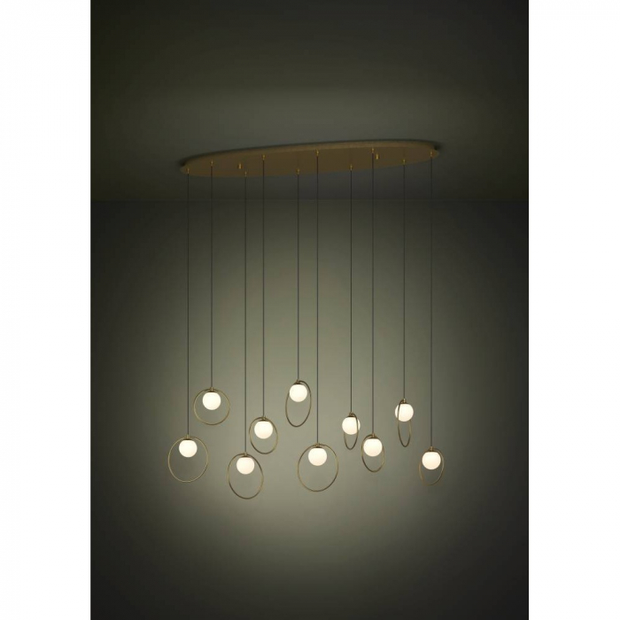 Lustră EGLO PORTOCOLOM 390347, 10X3W, 3000K, Oțel [2]